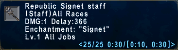 Republic Signet Staff
