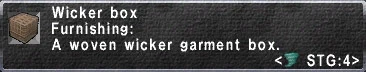 Wicker Box