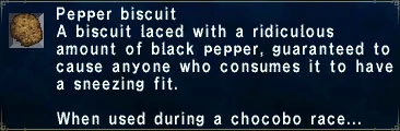 Pepper biscuit