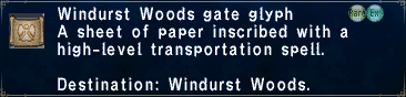 Windurst Woods Gate Glyph