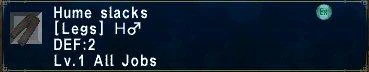 Hume Slacks