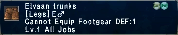 Elvaan Trunks