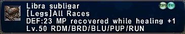 Libra Subligar