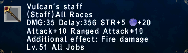 Vulcan's Staff
