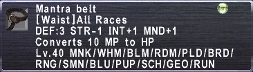 Mantra Belt