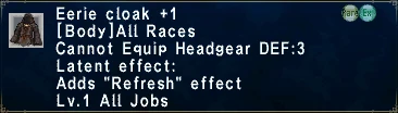 Eerie Cloak +1