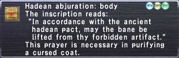 Hadean Abjuration: Body