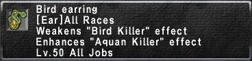 Bird Earring