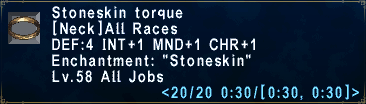 Stoneskin Torque