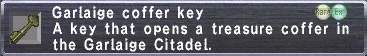Garlaige Coffer Key