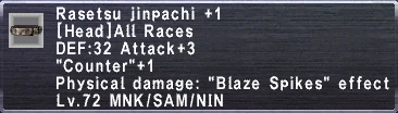 Rasetsu Jinpachi +1