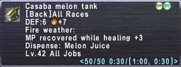 Casaba Melon Tank