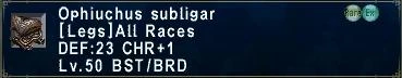 Ophiuchus Subligar