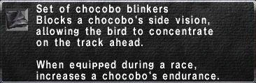 Chocobo Blinkers