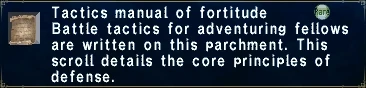 Tactics Manual of Fortitude