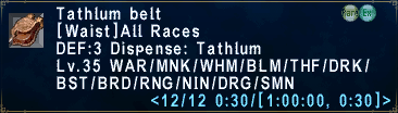 Tathlum Belt