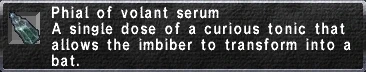Phial of Volant Serum