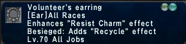 Volunteer's Earring