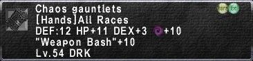 Chaos Gauntlets
