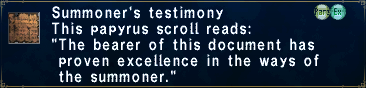 Summoner's Testimony