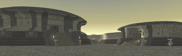 Upper plaza