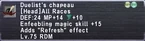 This user has obtained the Duelist's Chapeau.