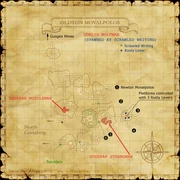 The Scrawled Writing can spawn at (G-13), (I-11), or (I-9).