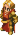 Wiegraf's in-game sprite, as a White Knight