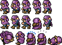 Kain as the Hooded Man during a battle