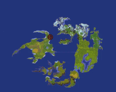 Location of Dollet, indicated by the crosshair