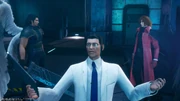 Angeal tries to persuade Genesis not to kill Hojo.