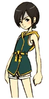 Yuffie, as seen in Crisis Core -Final Fantasy VII