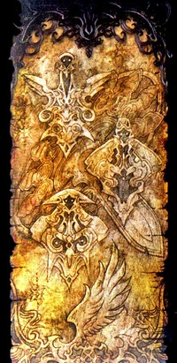A relief of the Occuria seen in Revenant Wings