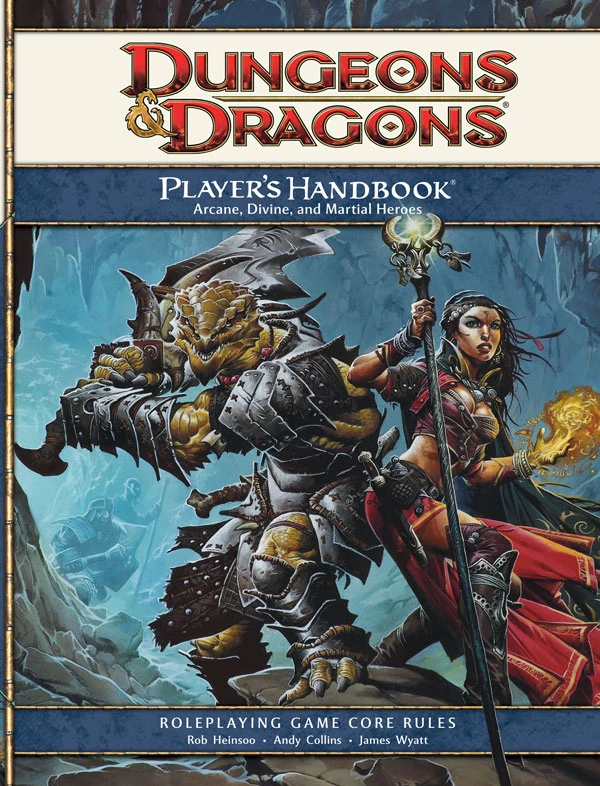 Cover of the Player's Handbook 4th edition