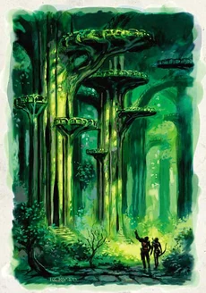 The Abandoned Elven Court of Cormanthor, by Todd Lockwood