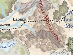 Overview of Llorkh (with the Black Road)
