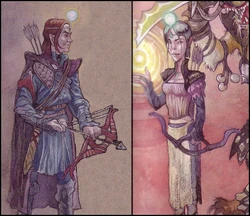 Male and female star elves