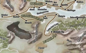 Map of the Dragon Coast in 1479 DR