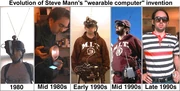 Timeline of computers worn by Steve Mann