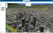 3D city models in interactive maps, MS Virtual Earth 3D