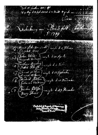 Holy Trinity Church Record: Christiern Brunberg and Maria Petersson's Marriage Record, 1719 (Item 4; Click to enlarge)