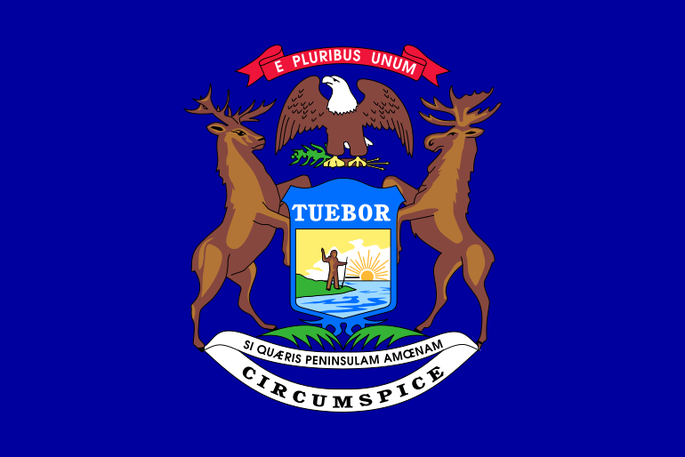 File:Flag of Michigan.svg
