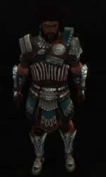 Restes d'armure primitive