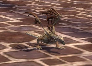 Dragon d'os miniature