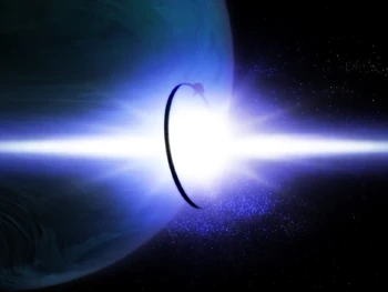 At the conclusion of the Battle of Installation 05, Installation 05 sends a partial pulse into space.