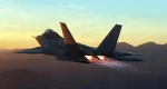 A raptor prepare to enter in atmosphere
