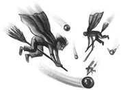 A game of Quidditch.