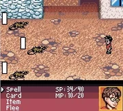 Screenshot from the Game Boy Colour version of the game.