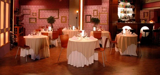 Restauranten på innsiden.