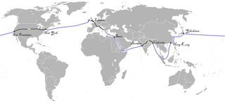 Map of the trip